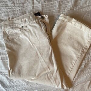 Gloria Vanderbilt White Straight Leg Jeans